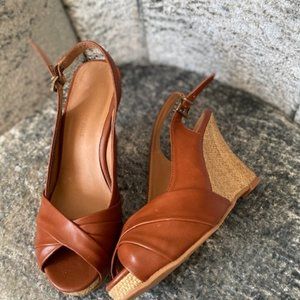 Comfortable Leather Wedges